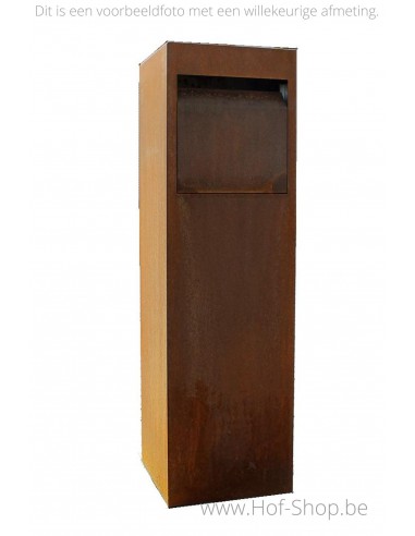 Collibox 35120 acier corten - Boîte à colis Arduo