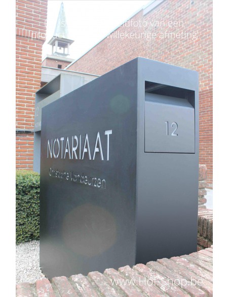 Carré Collibox gelakt - pakketbus inox