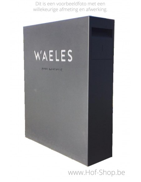 Carré Collibox gelakt - pakketbus inox