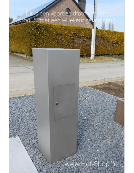 Totem - brievenbus inox