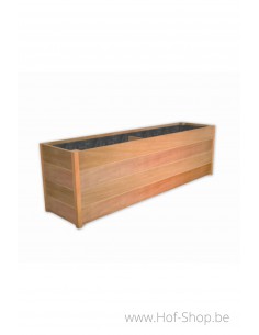 Sevilla 200 x 50 x 62 cm - Plantenbak in hardhout