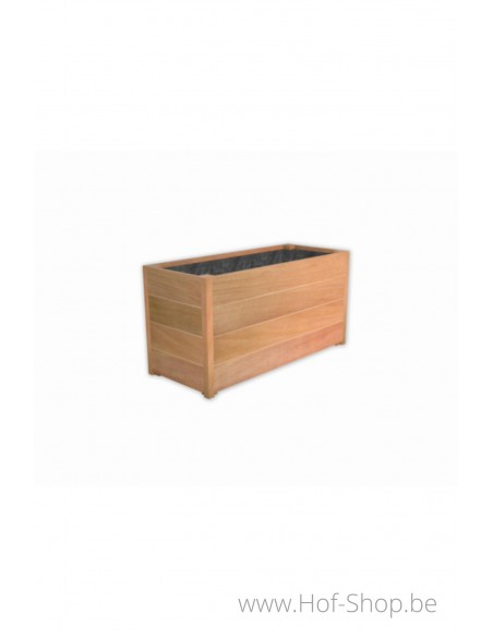 Carrez 120 x 50 x 58 cm - Jardinière Adezz en bois dur