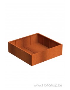 Andes 200 x 200 x 60 cm - Plantenbak in cortenstaal