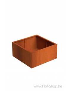 Andes 120 x 120 x 60 cm - Plantenbak in cortenstaal