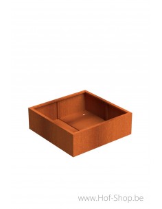Andes 120 x 120 x 40 cm - Plantenbak in cortenstaal