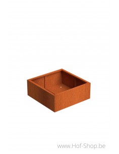Andes 100 x 100 x 40 cm - Plantenbak in cortenstaal