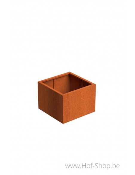 Andes 80 x 80 x 60 cm - Plantenbak in cortenstaal
