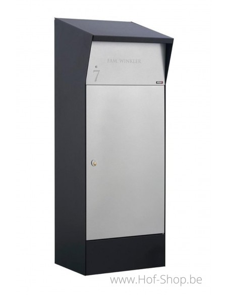 Allux Bjorn Parcel (LED light) antraciet - pakketbus