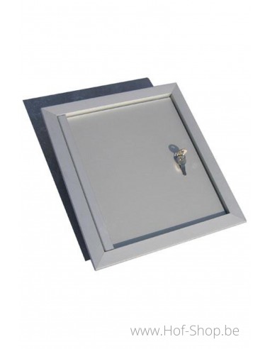 Alu deur 30 x 34 cm - brievenbusdeur aluminium