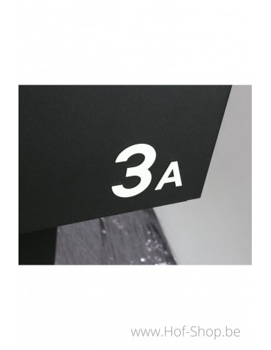 Letter - wit aluminium 5 cm hoog