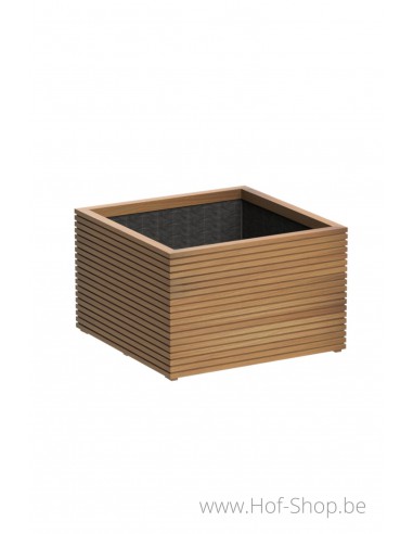 Malaga Rhombus 120 x 120 x 77 cm - Plantenbak in hardhout