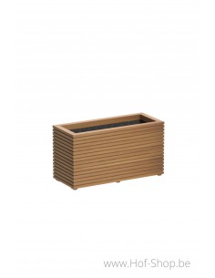 Malaga Rhombus 120 x 50 x 65 cm - Plantenbak in hardhout