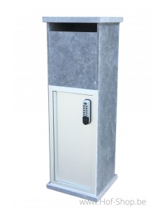 Lhotse Parcel Digital Lock FDXL - boîte à colis en pierre bleue
