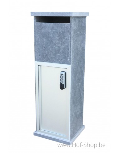 Lhotse Parcel Digital Lock FDXL - boîte à colis en pierre bleue
