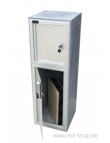 Valencia Parcel Digital Lock BDXL & BDM - boîte à colis en pierre bleue