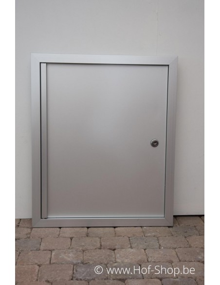 Alu deur 42 x 50 cm - brievenbusdeur aluminium
