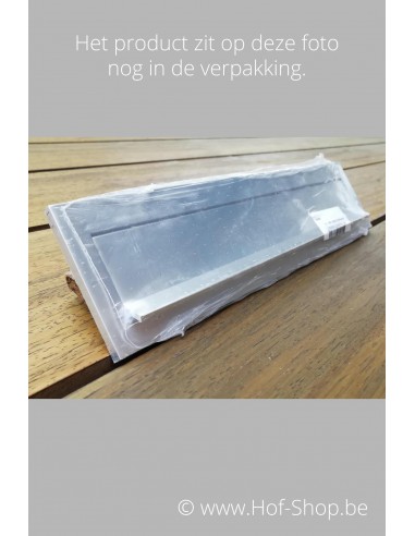 Rabat en aluminium avec ressort 29 x 7,3 cm - VASP corbeille à courrier en aluminium
