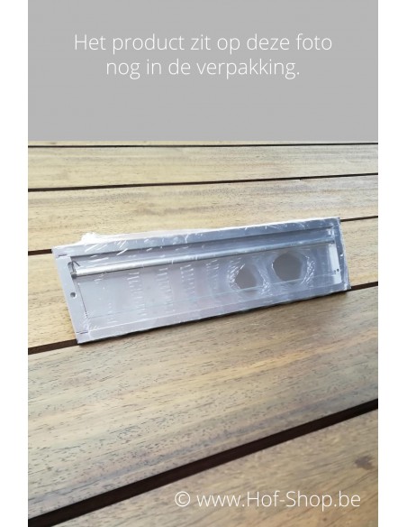 Rabat en aluminium avec ressort 29 x 7,3 cm - VASP corbeille à courrier en aluminium