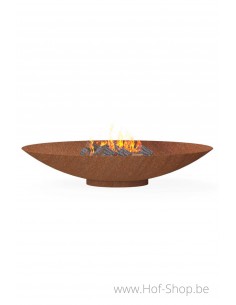 Halo 200 x 31 cm - Brasero Adezz en acier corten