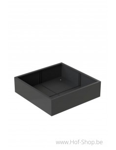 Carrez 140 x 140 x 40 cm - Jardinière Adezz en aluminium