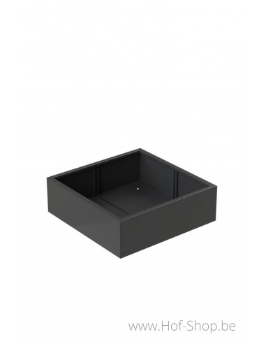 Carrez 120 x 120 x 40 cm - Jardinière Adezz en aluminium