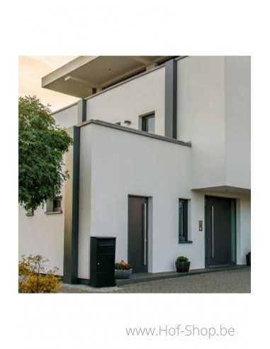 Oak 480 zwart front door - pakketbus