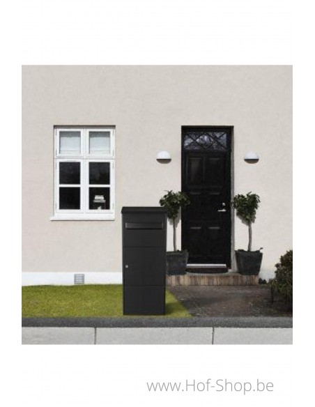 Oak 480 zwart front door - pakketbus
