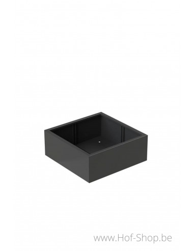 Carrez 100 x 100 x 40 cm - Jardinière Adezz en aluminium