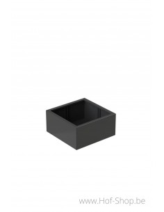 Carrez 80 x 80 x 40 cm - Jardinière Adezz en aluminium