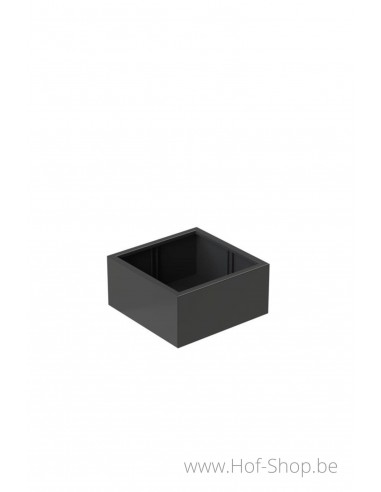 Carrez 80 x 80 x 40 cm - Jardinière Adezz en aluminium