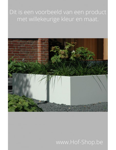 Carrez 100 x 50 x 50 cm - Jardinière Adezz en aluminium