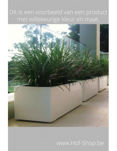 Carrez 100 x 40 x 40 cm - Jardinière Adezz en aluminium