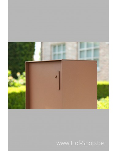 Dropbox Small Aspect acier Corten Back Door - ONZO boîte à colis aluminium