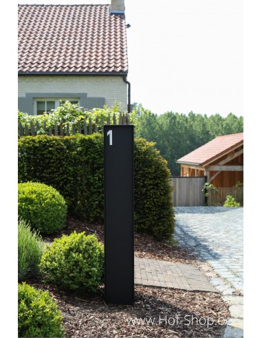 Fenix Top Medium RAL 9005 - boîte à colis eSafe aluminium