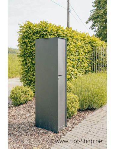 Fenix Top Medium RAL 9005 - boîte à colis eSafe aluminium