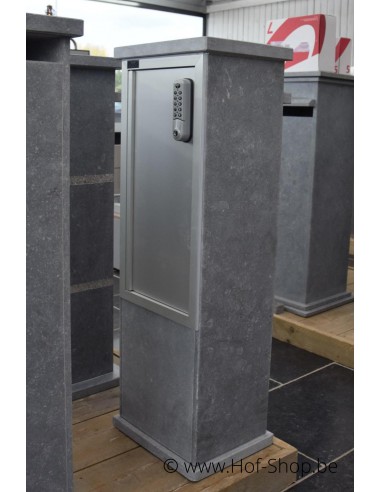 Brussel Parcel Digital Lock BDXL - boîte à colis en pierre bleue