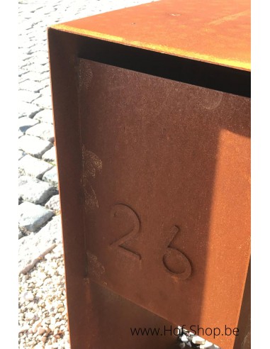 Carta - Geroba boîte aux lettres en acier corten