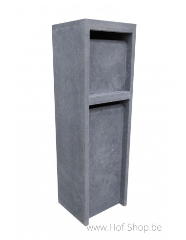 Alicante Modern Double - VASP Boîte aux lettres pour immeuble en pierre blue