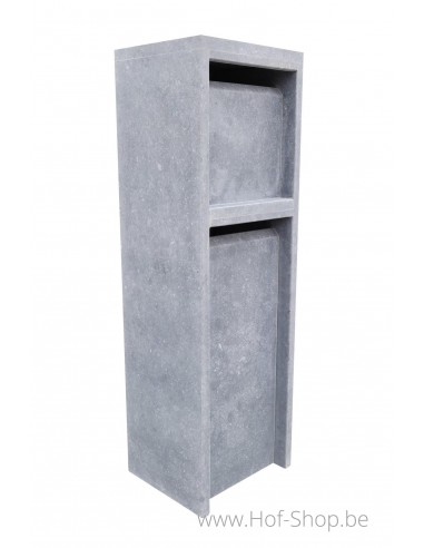 Alicante Modern Double - VASP Boîte aux lettres pour immeuble en pierre blue