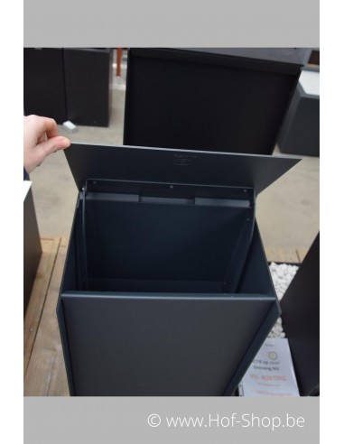 Dropbox Small RAL 7016 - pakketbus aluminium