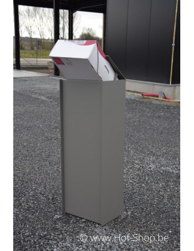 Dropbox Small RAL 7039 - pakketbus aluminium