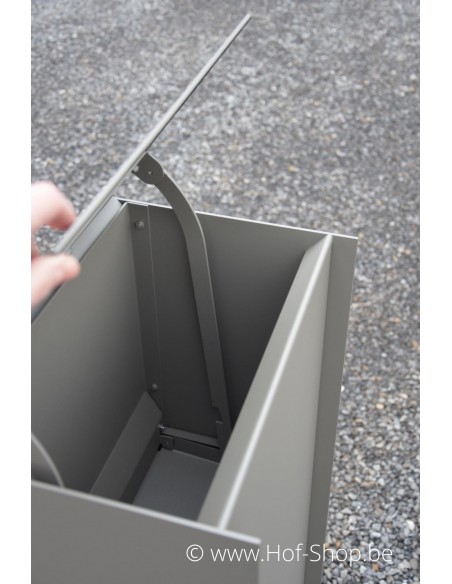 Dropbox Small RAL 7039 Back Door - ONZO boîte à colis aluminium