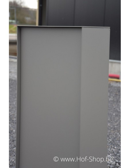 Dropbox Small RAL 7039 Back Door - ONZO boîte à colis aluminium