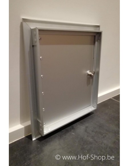 Alu deur Medium 30 x 34 cm - brievenbusdeur aluminium
