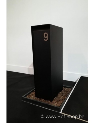 Nexus Medium RAL 9005 - boîte à colis ONZO aluminium