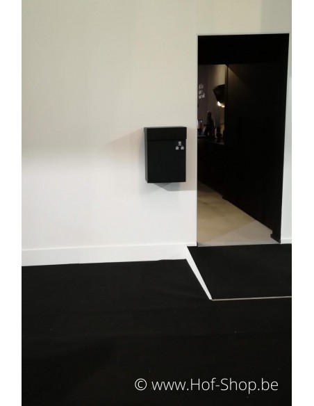 Topak RAL 9005 - boîte à colis eSafe aluminium