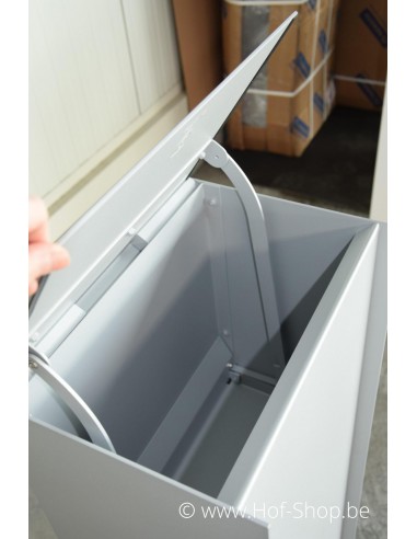 Dropbox Small RAL 9006 Back Door - ONZO boîte à colis aluminium