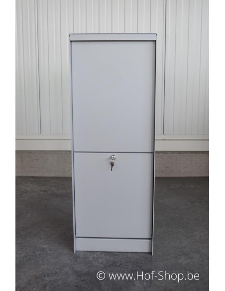 Dropbox Small RAL 9006 - pakketbus aluminium