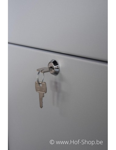 Dropbox Small RAL 9006 Back Door - ONZO boîte à colis aluminium