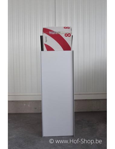 Dropbox Small RAL 9006 Back Door - ONZO boîte à colis aluminium